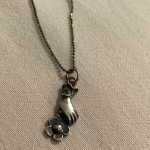 Victorian Hand Charm Necklace